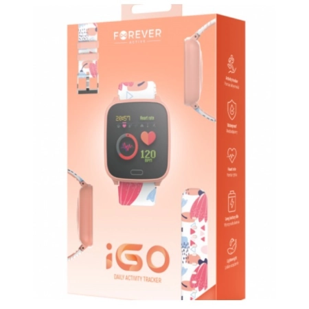 Smartwatch dla dzieci zegarek pulsometr Forever iGO pomarańczowy